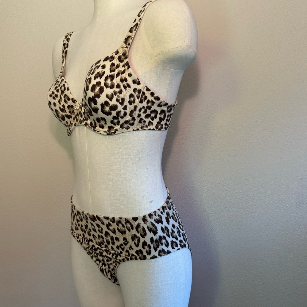 Leopard Print Women's Intimates Set - Picture 3 of 16